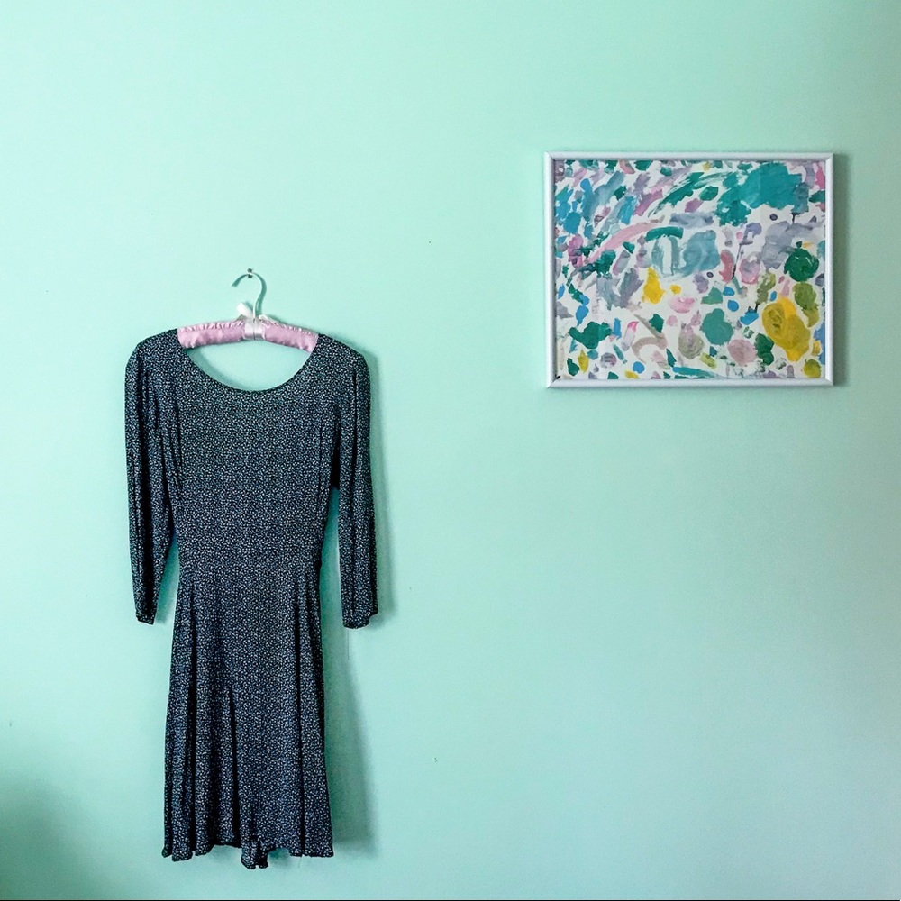 Mid-sleeve Dress